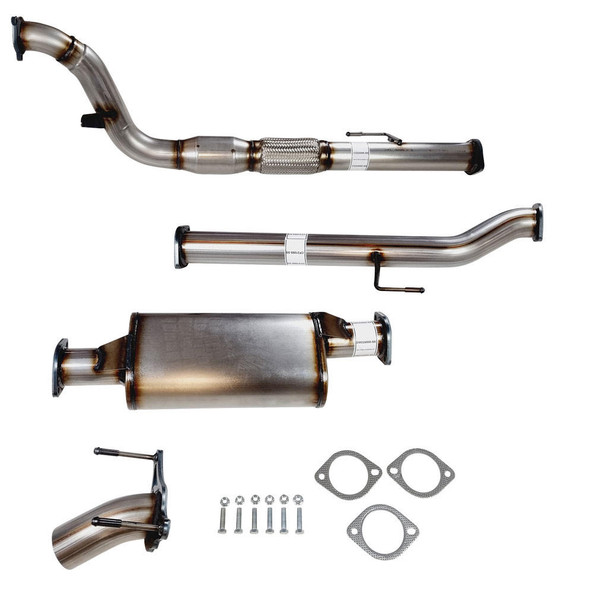 DEA 3 Inch Stainless Turbo Back Exhaust Muffler And Cat Diff Dumped For Toyota Hilux KUN26/25 3L D4D 2005 To 9/2015