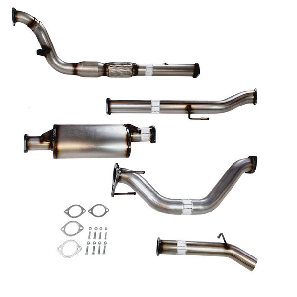 DEA 3 Inch Stainless Turbo Back Exhaust With Cat And Muff For Toyota Hilux KUN26/25 3L D4D 2005 To 9/2015  Ne