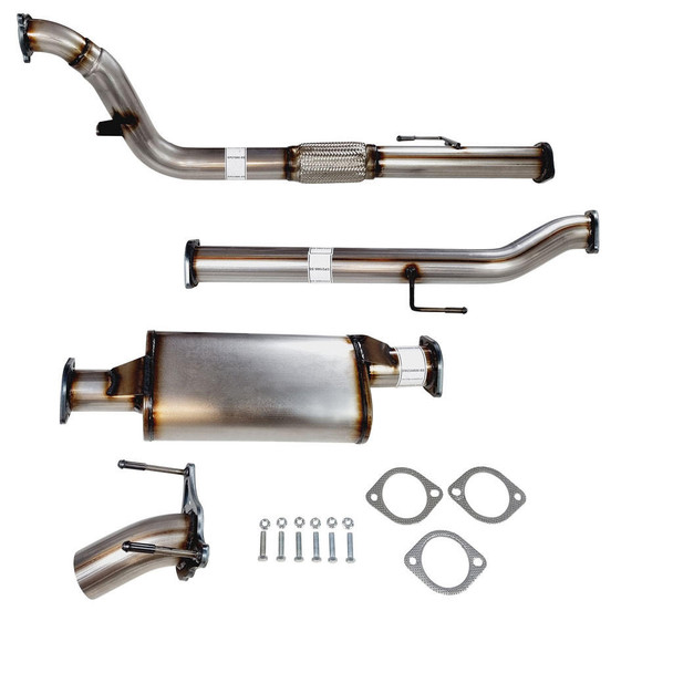 DEA 3 Inch Stainless Turbo Back Exhaust Diff Muffler Only For Toyota Hilux KUN26/25 3L D4D 2005 To 9/2015 New Version