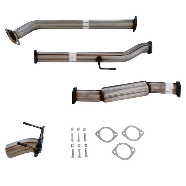 DEA 3 Inch Stainless DPF Back Exhaust Diff Hotdog Only For Toyota Hilux GUN122R GUN125R 2.4L