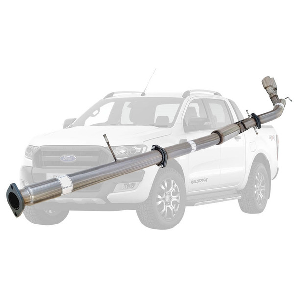 DEA 3" DPF Back Exhaust Stainless Hotdog And Side Exit For PX Ford Ranger 3.2L October 2016 On