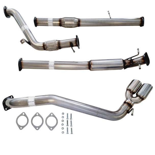 DEA 3 Inch Full Stainless Exhaust With Cat, Hotdog And Side Exit For Mazda BT50 3.2L 2011-16