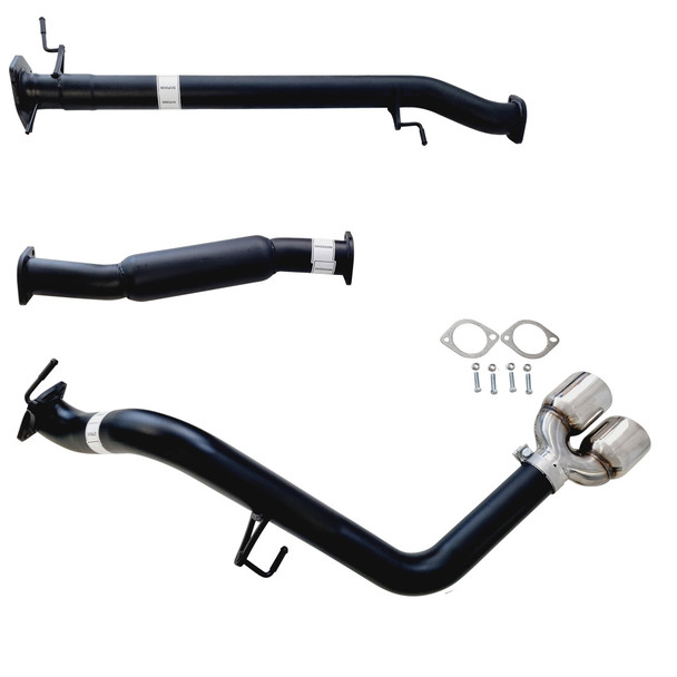 3 Inch DPF Back Exhaust With Hotdog Twin Tip Side Exit For Next Gen Ford Ranger 3L 2022 &gt; ON