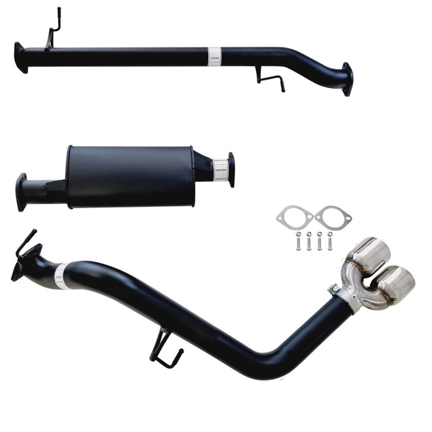 Ford Ranger Next Gen 4cyl 2L Bi-Turbo 2022 &gt; 3" # DPF # Back  Exhaust With Muffler Only Twin Tip Side Exit