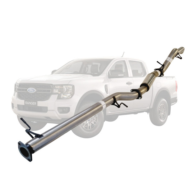 Ford Ranger Next Gen 4cyl 2L Bi-Turbo 2022 &gt; 3" # DPF # Back Stainless Exhaust With Hotdog Only