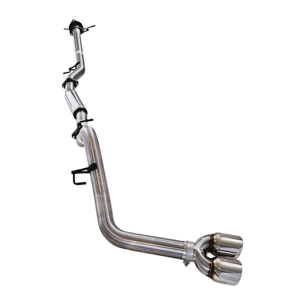 3 Inch DPF Back Stainless Steel Exhaust With Hotdog Hotdog Only Twin Tip Side Exit For Next Gen Ford Ranger 3L 2022 ON