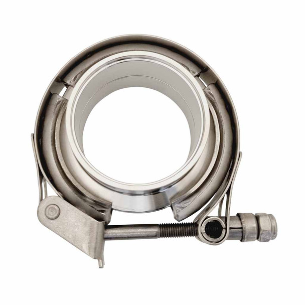 1.75 inch Quick Release V-Band Exhaust Clamp Flange Kit Stainless Steel (44mm)