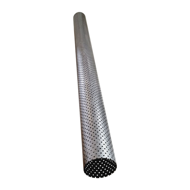 3 Inch 76mm OD Stainless Steel Perforated Tube 1 Metre Length