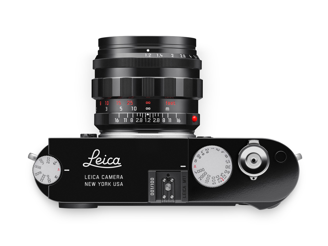 Leica M11 100 YEARS OF LEICA “NEW YORK USA”, Glossy Black Paint Finish