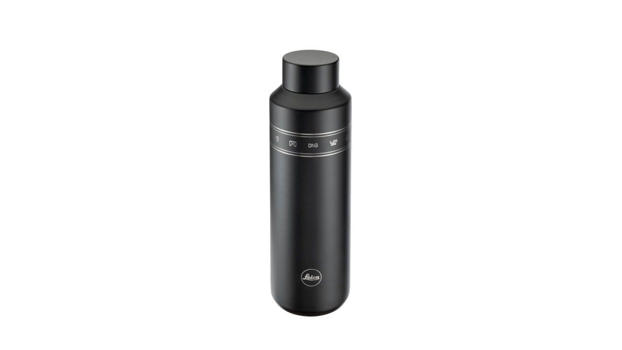 Leica Insulated Bottle, Stainless Steel, Black
