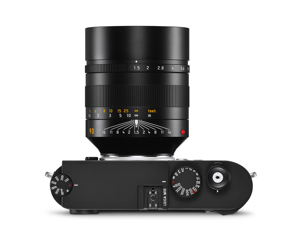 Leica Summilux-M 90 mm f/1.5 ASPH. M-Mount Lens in black