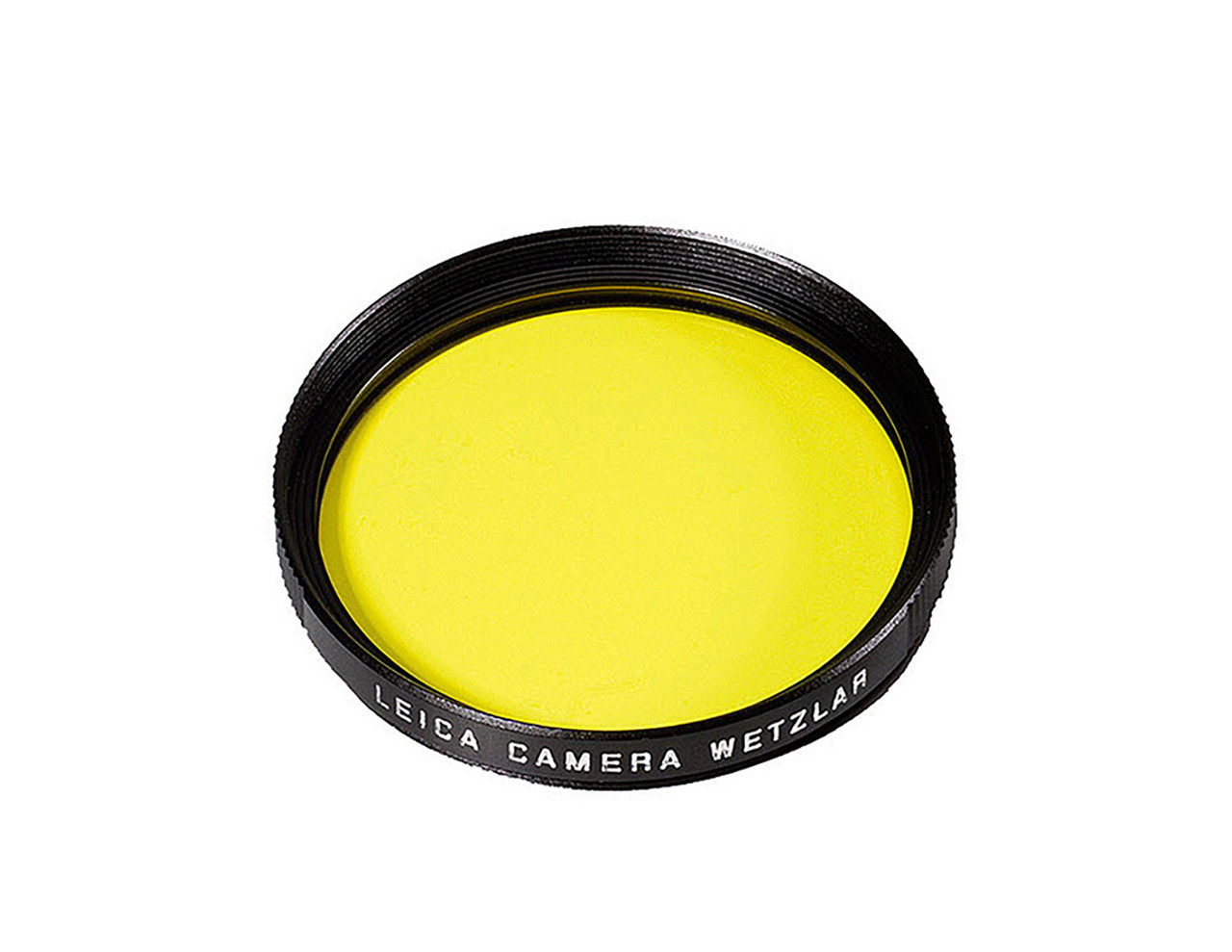 LEITZ カラーフィルター yellow 1 E39 silver Leica E39 Yellow Color Filter, Black