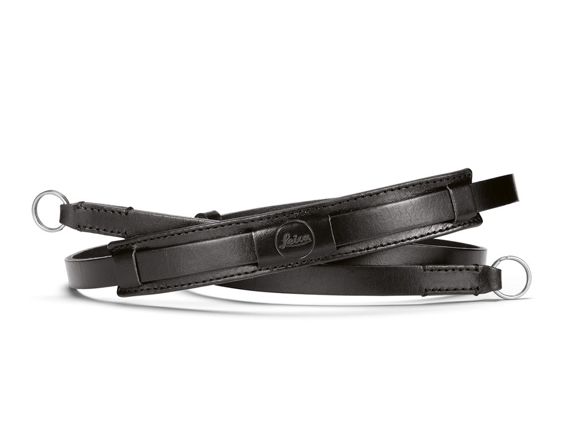 Leica Vintage Leather Neck Strap, Black