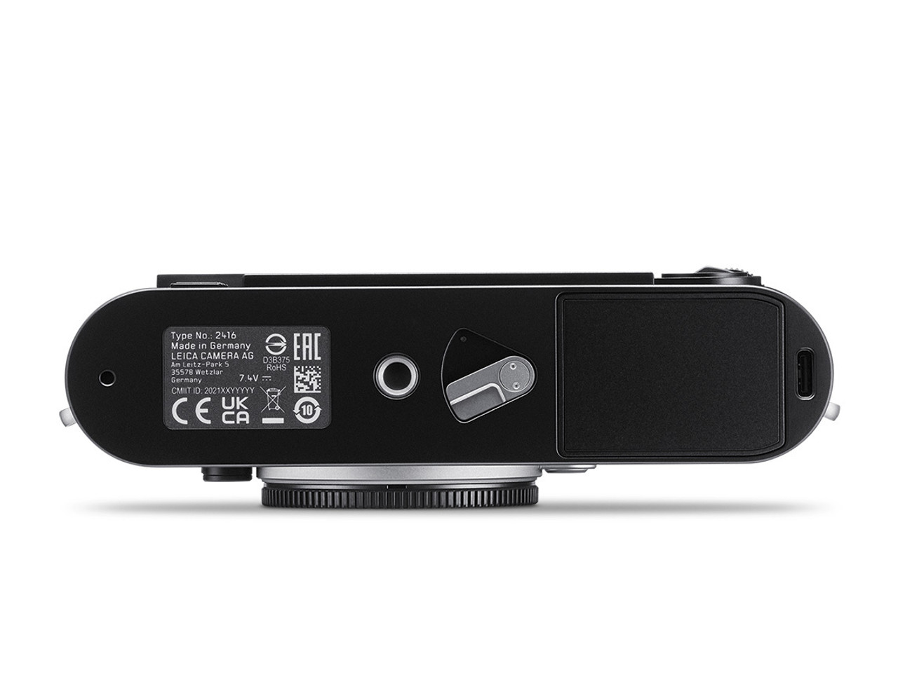 Leica M11 camera in black with full-frame BSI CMOS Sensor