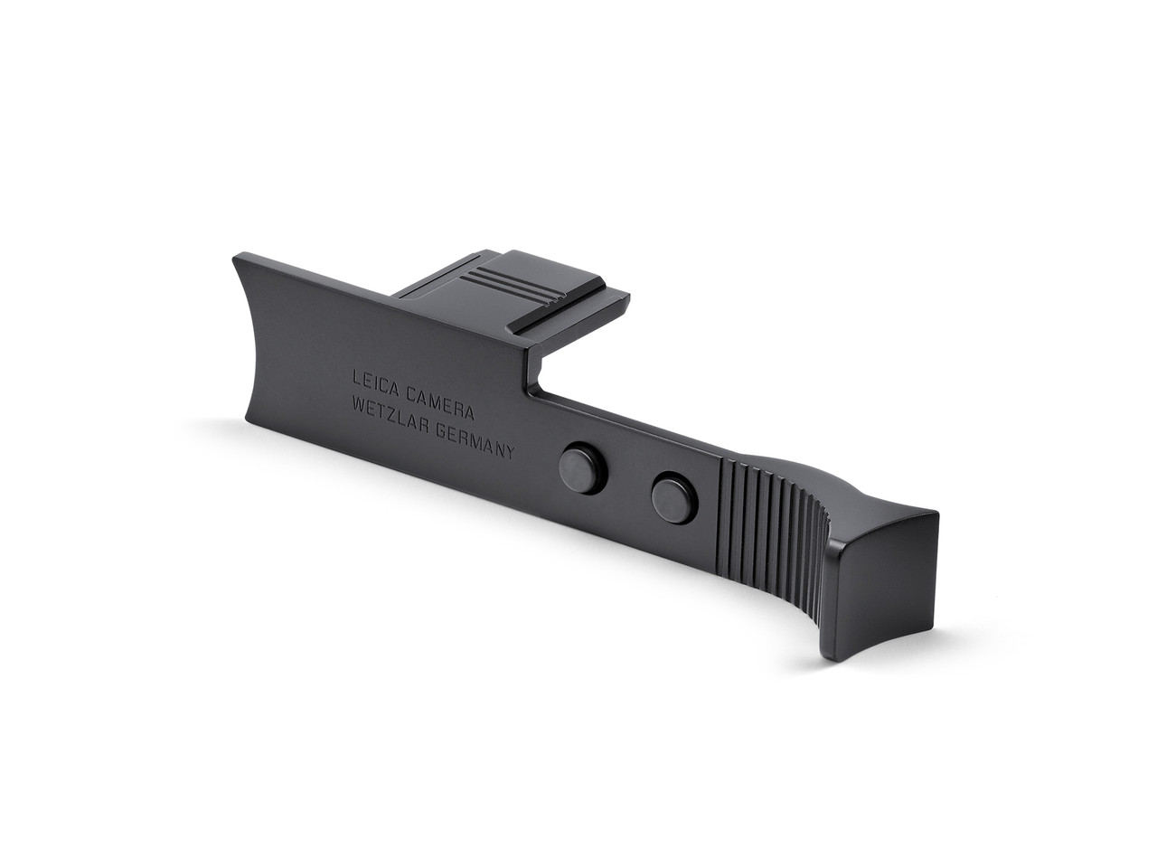 CQ3×2 Leica Thumb support Q3, aluminium, black anodized finish