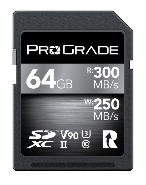 ProGrade Digital SDXC UHS-II V90 Memory Card (64GB)