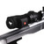 Rusan MAR-62 Scope Adapter - Pictured with MCR Adapter and Calonox 2 Sight Mounted to a Rifle Scope - Angle View Close Up
