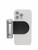 Leica LUX Grip in Silver with a transparent iPhone, shown upright to highlight the design and profile of the grip.