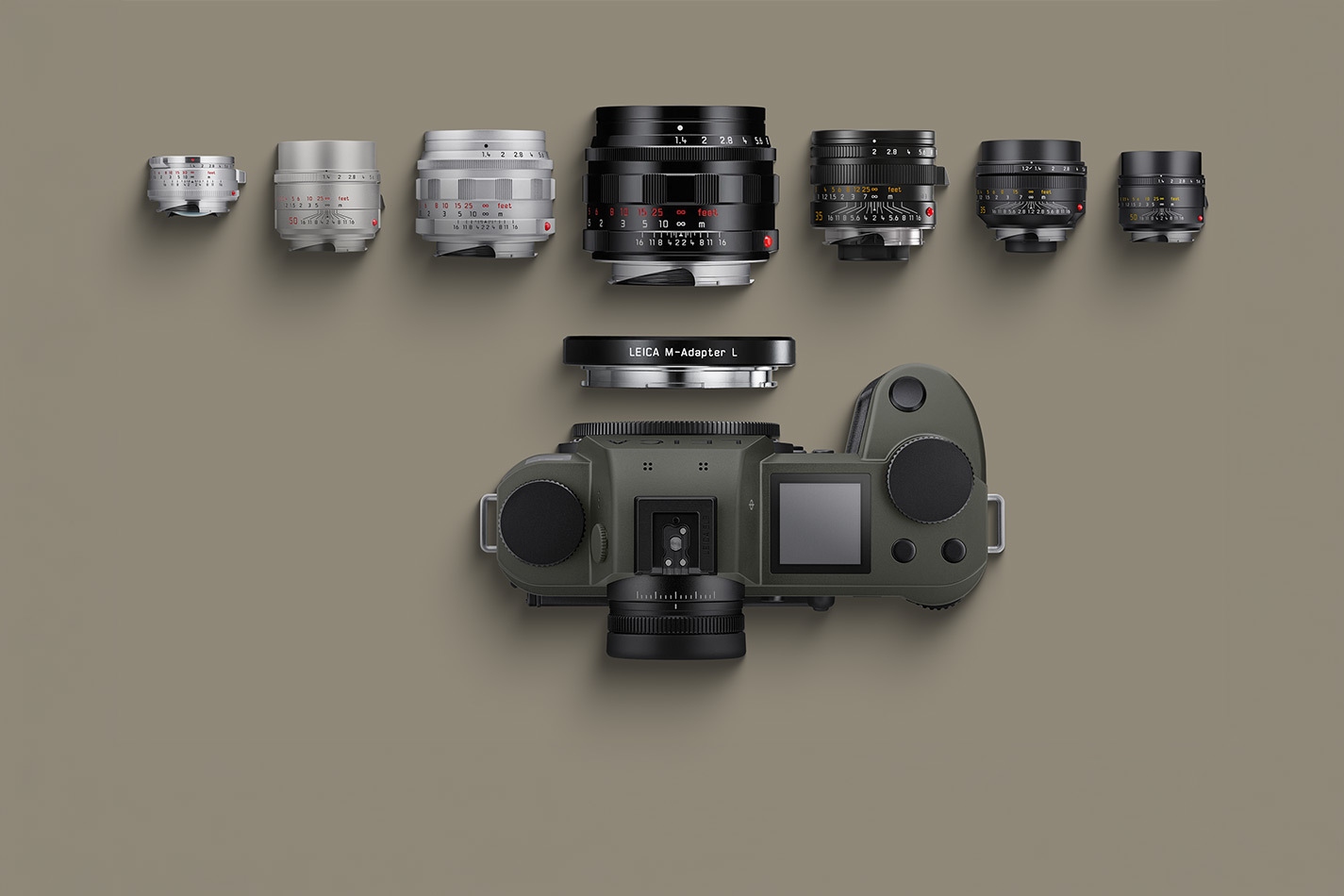 SL3 reporter with the M-Adapter-L and Lens selection
