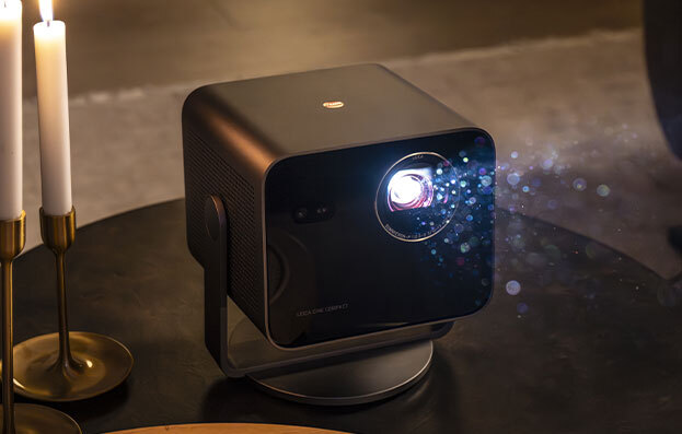 Leica Cine Compact 1 displayed on end table