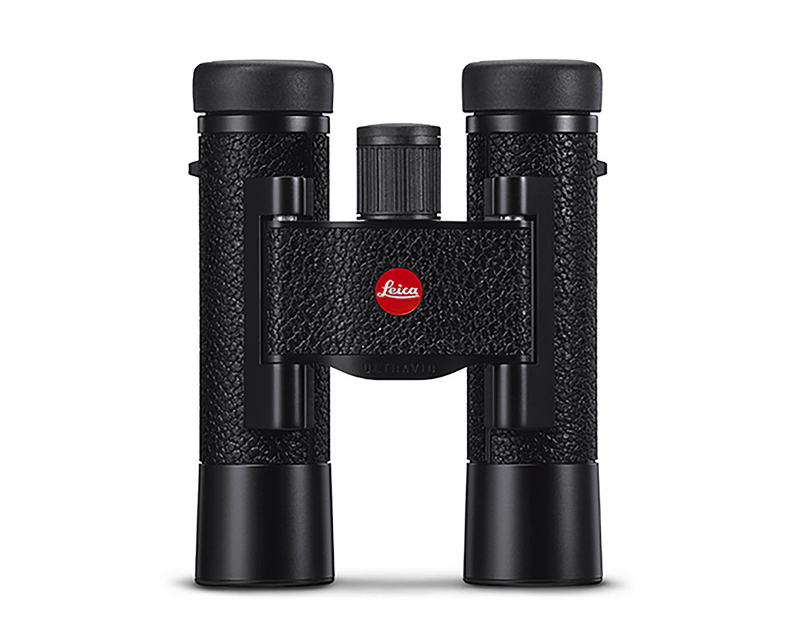 Leica Ultravid 10 x 25 Leathered, Black Binoculars with 10x