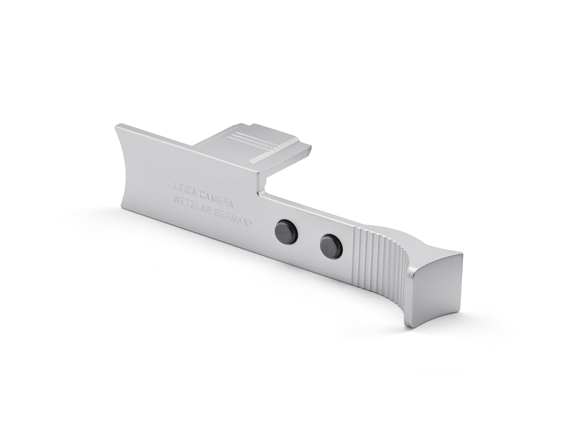 Thumb support Q3, aluminium, silver finish