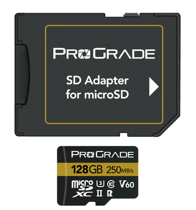 ProGrade Digital MicroSDXC UHS-II Gold Memory Card (128GB) with