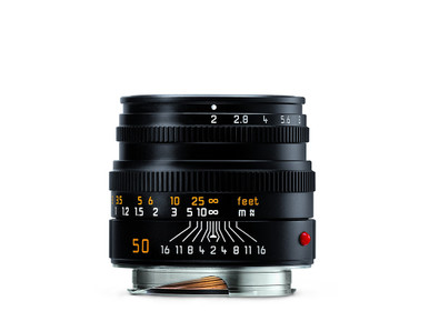 Leica Summicron-M 50mm f/2 M-Mount Lens in Black