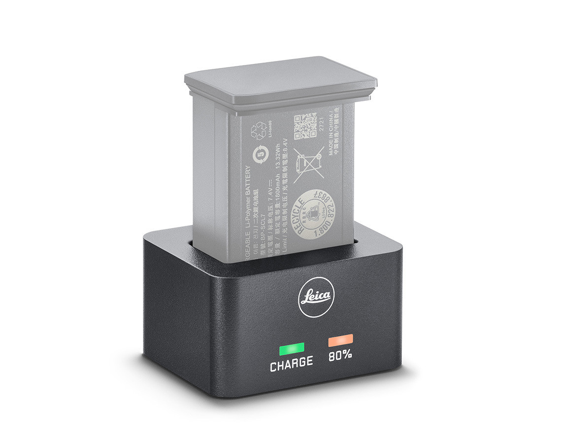 Leica BC-SCL7 Charger for M11 - USB-C Fast Charging, Includes EU and US AC Plugs