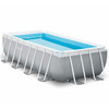 Intex Swimming Pool - Prism Rectangular Ultra Frame Pool Set 4x2x1 Gray
