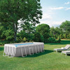 Intex Swimming Pool - Prism Rectangular Ultra Frame Pool Set 4x2x1 Gray