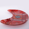 Khayamia Crescent Moon Serving Plate - Red