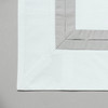 Malaika Bed Sheet Poplin Pleat Single Sheet 180X275 cm Cotton-Gray