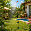 FLO TELESCOPIC GARDEN SHOWER WITH TRIPOID