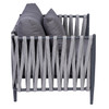 EgyBeit Paris Garden Set (Sofa 3 Seats + 2 Chairs + Table) Ropes - S-6