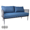 EgyBeit Torino Garden Set (Sofa 3 Seats + 2 Chairs + Table) Ropes