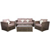 Venice Rattan Set content of  2chairs+Sofa 2seat+M Table
