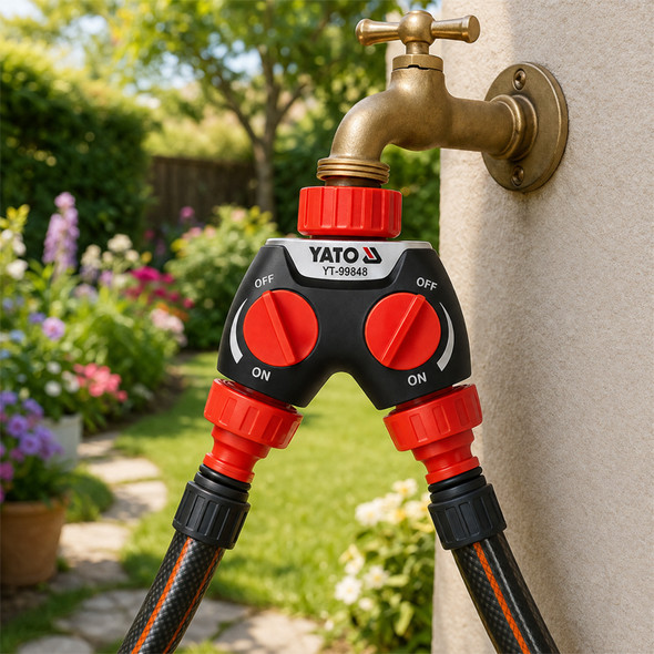 YATO Adaptor 1/2 Inch 2 Way