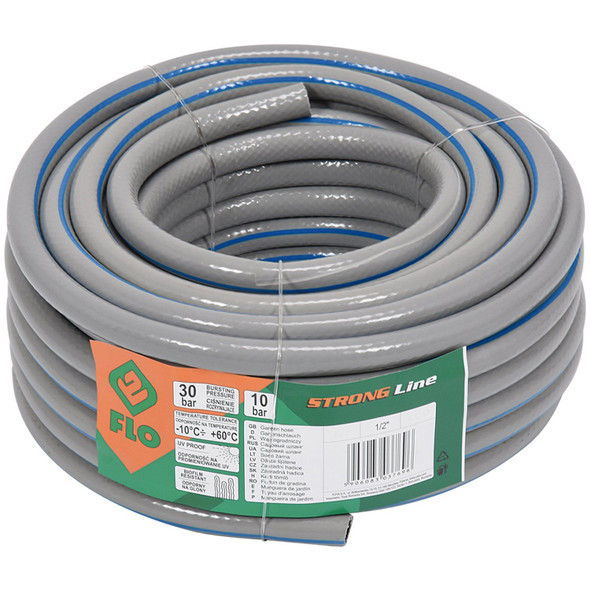 FLO GARDEN HOSE 1/2 30M STRONG LINE 3 layers