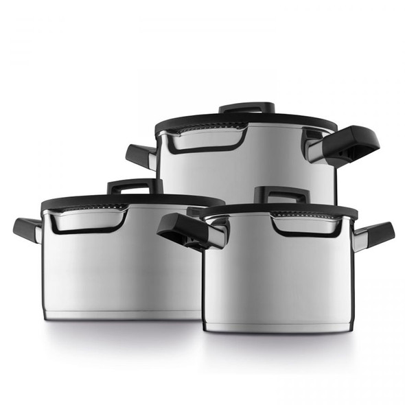 Berghoff Cooking Pots Set  6 Pieces Stainless