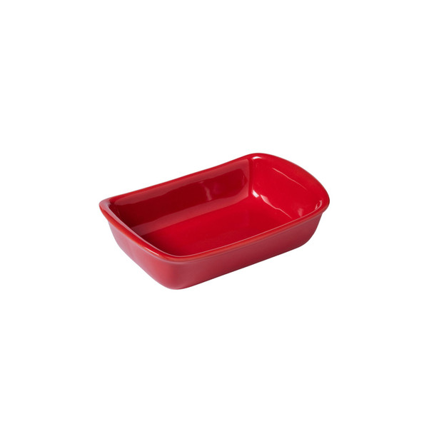 Pyrex Ceramic Oval Roaster, 22 cm - Red