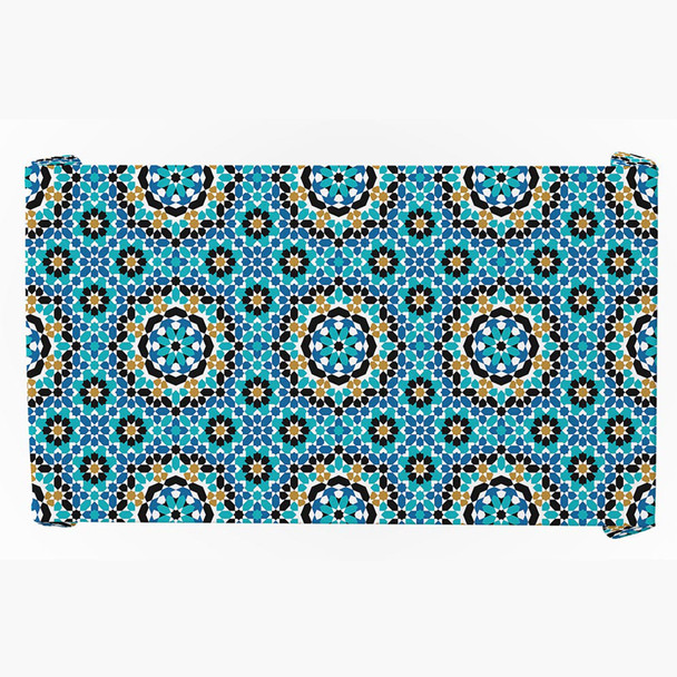 Square Moroccan Star Khayamiya Tablecloth 135X240 cm  Printed