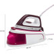 Steam Iron Station, Super Glide Ceramic Sole, 3.5 Bar Steam Pressure, 2300 W