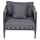 EgyBeit Paris Garden Set (Sofa 3 Seats + 2 Chairs + Table) Ropes - S-6