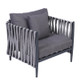 EgyBeit Paris Garden Set (Sofa 3 Seats + 2 Chairs + Table) Ropes - S-6