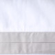 Malaika Bed Sheet Poplin Pleat Queen Sheet 245X285 cm Cotton