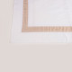 Malaika Bed Sheet Poplin Pleat Single Sheet 180X275 cm Cotton