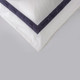 Malaika Duvet Poplin Pleat Single Duvet 140 X 200 cm Cotton - Navy
