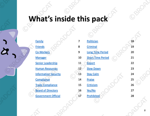 Broadcat Icon System: Characters, Roles, and Miscellaneous Pack