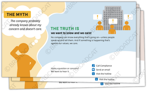 Awareness Campaign: 7 myths about speaking up Awareness Campaign: 7 myths about speaking up